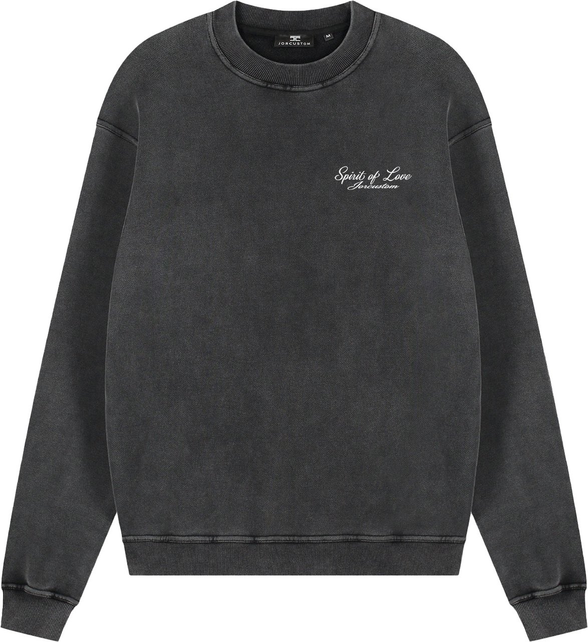 JORCUSTOM SpiritOfL Crewneck Sweater AcidGrey Grijs
