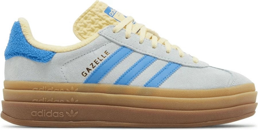 Adidas Adidas Gazelle Bold Almost Blue Yellow Blauw
