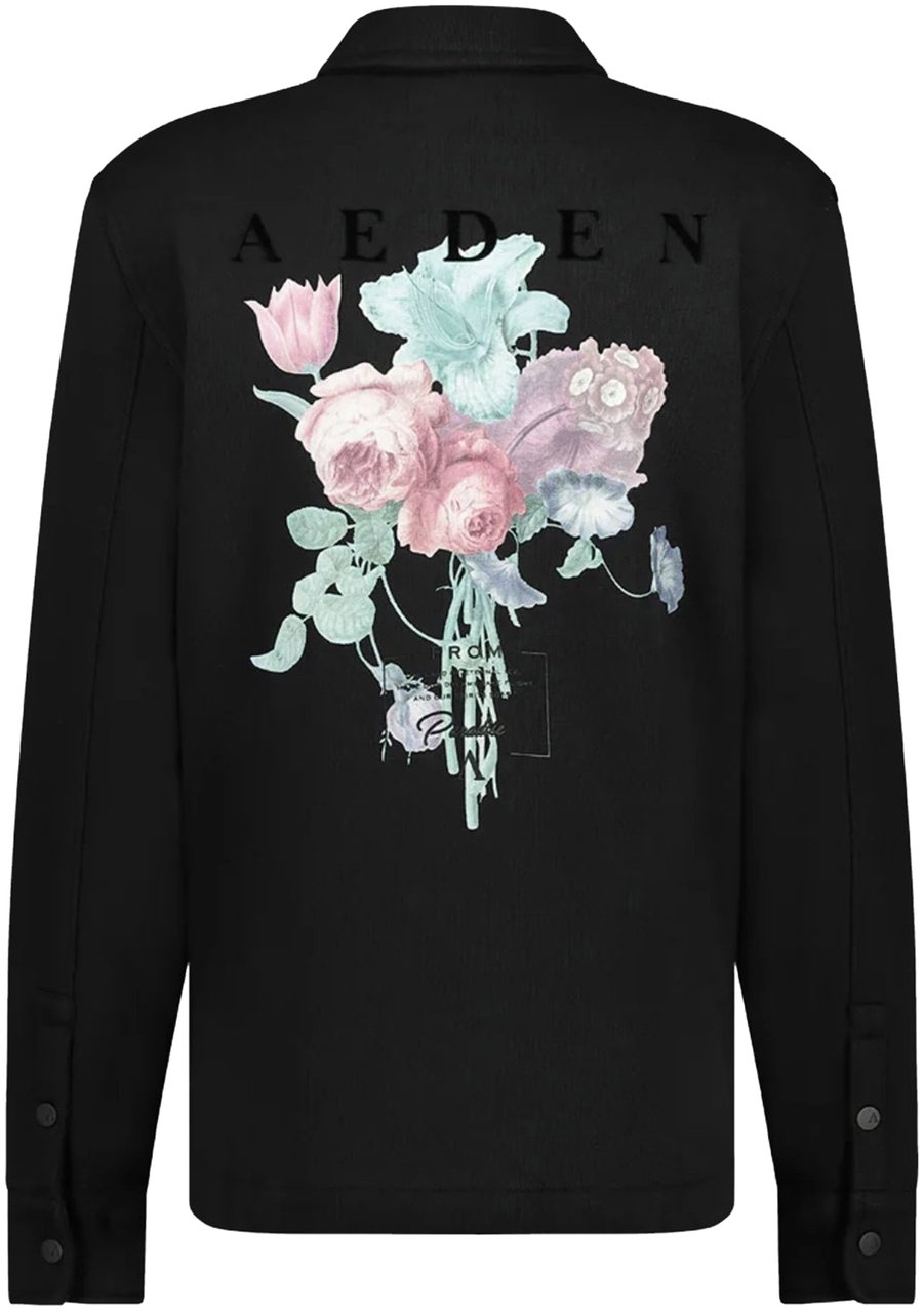 Aeden Pharris Shirt Jacket Black Zwart