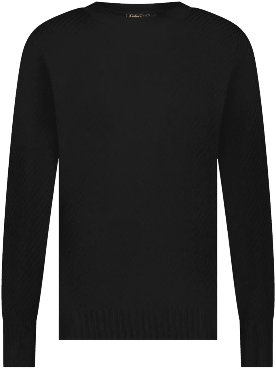 Aeden Nigel Knitwear Sweater Black Zwart