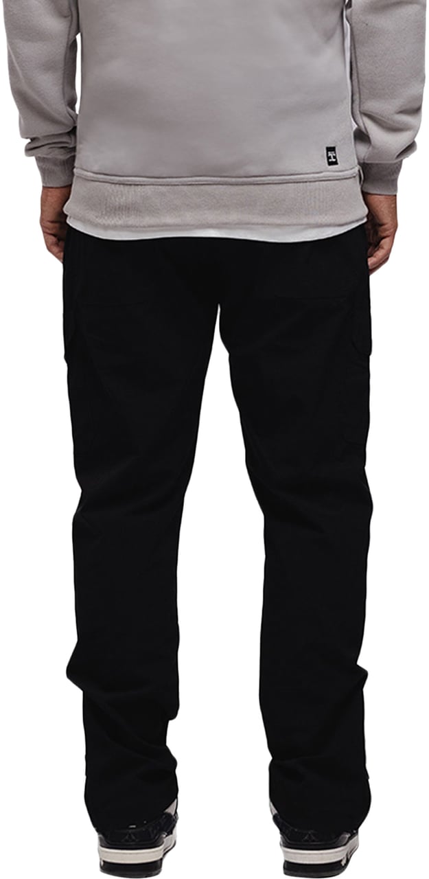 JORCUSTOM Cargo Zip Pants Black Zwart