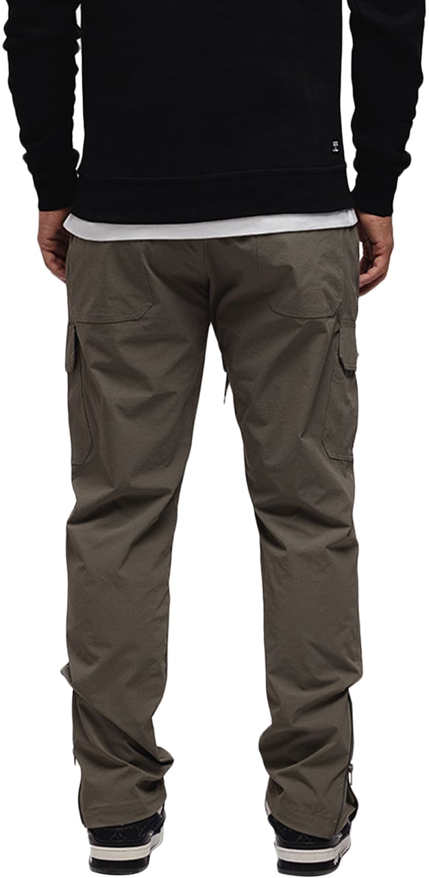 JORCUSTOM Cargo Zip Pants Khaki Groen