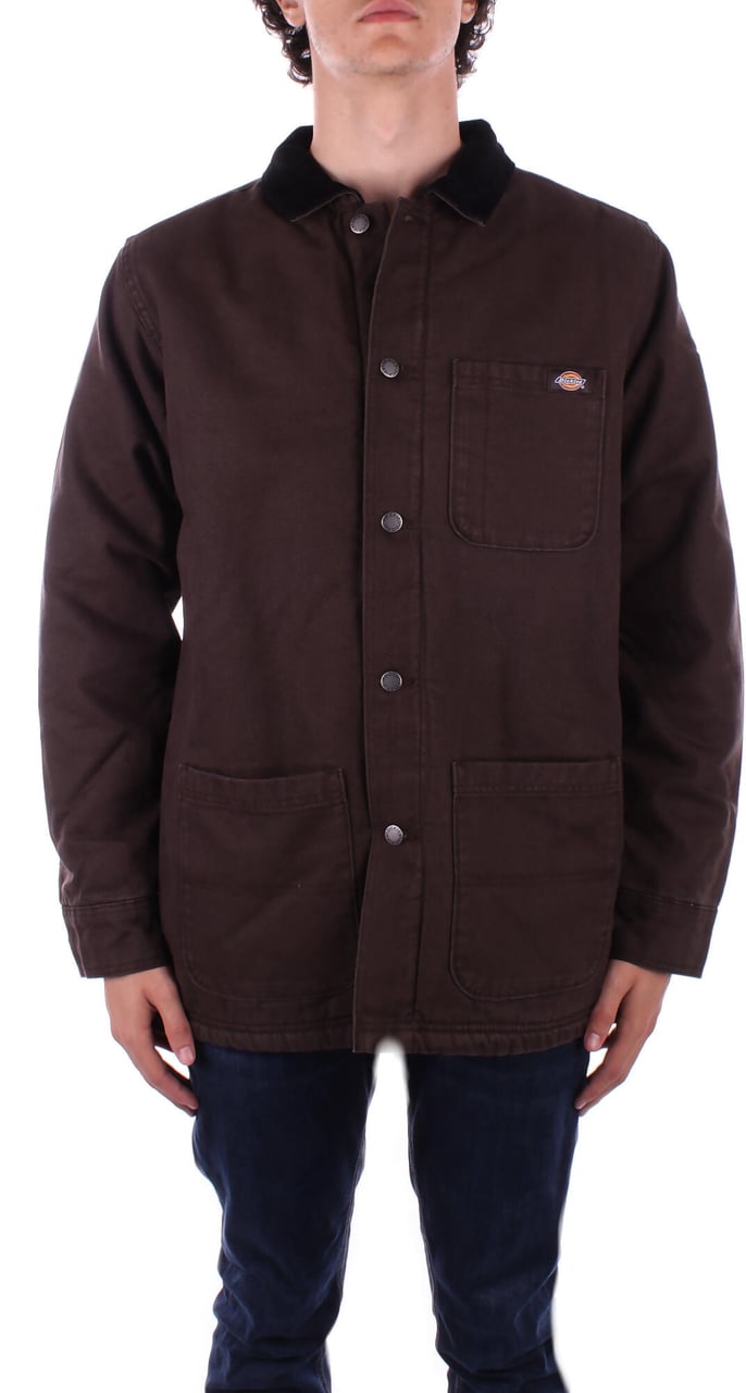 Dickies Coats Marrone Scuro Bruin