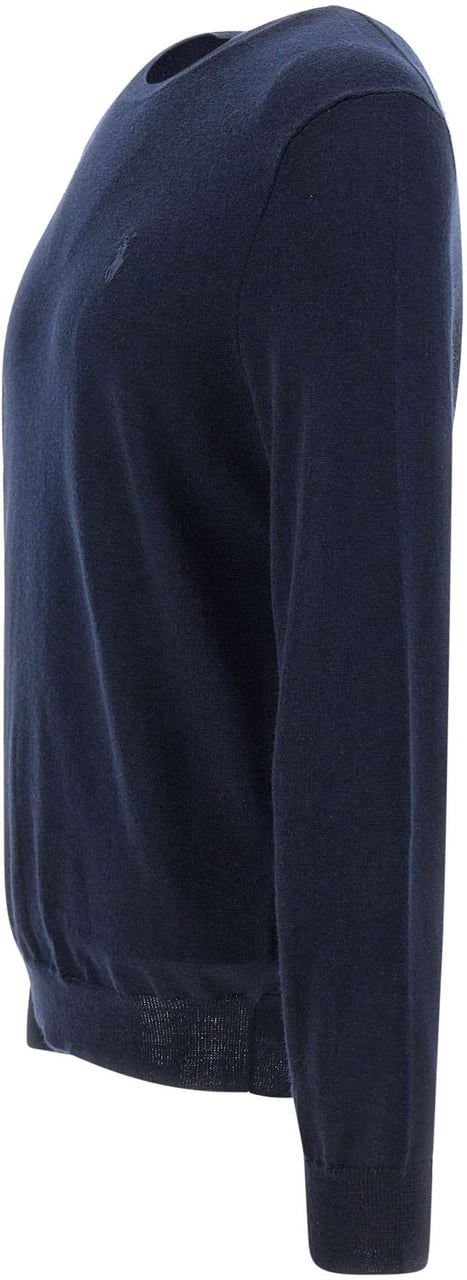 Ralph Lauren Slim fit knit sweater Blauw