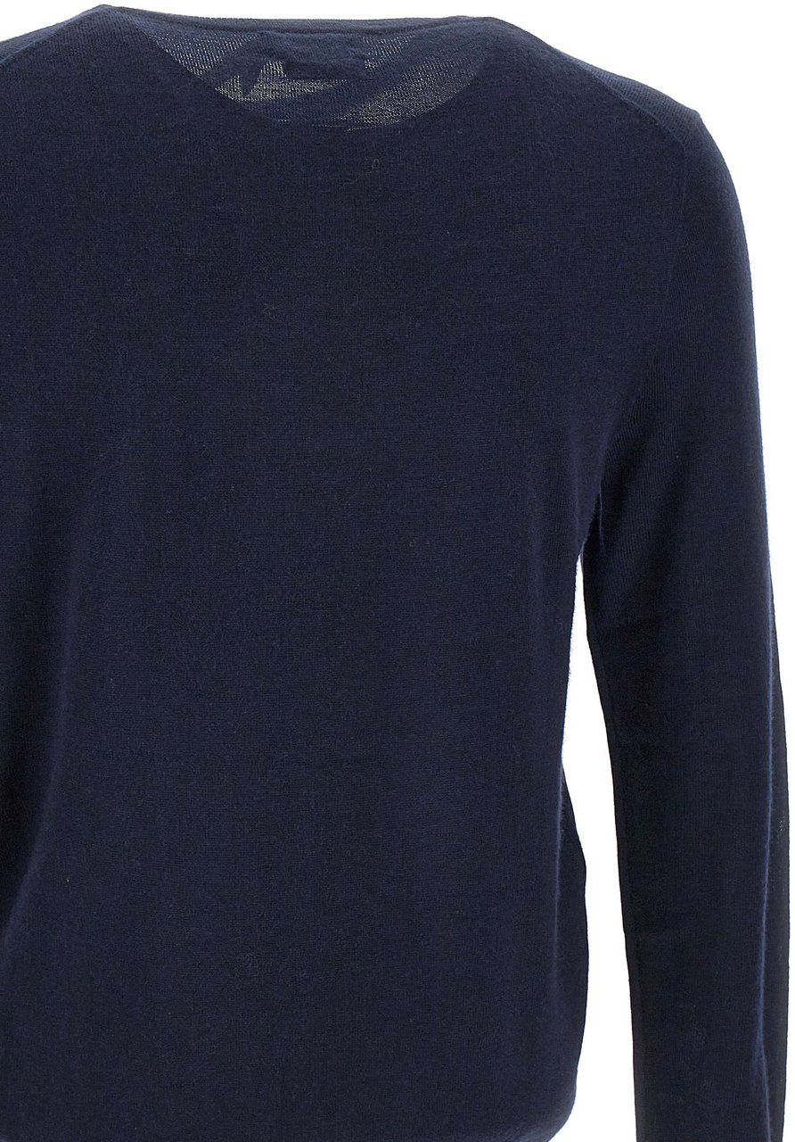 Ralph Lauren Slim fit knit sweater Blauw