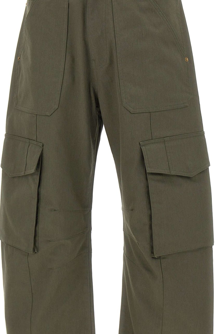 Golden Goose Wide leg cargo pants Groen