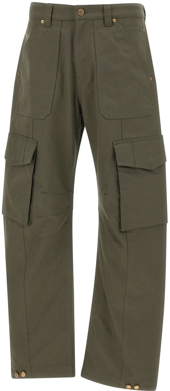 Golden Goose Wide leg cargo pants Groen