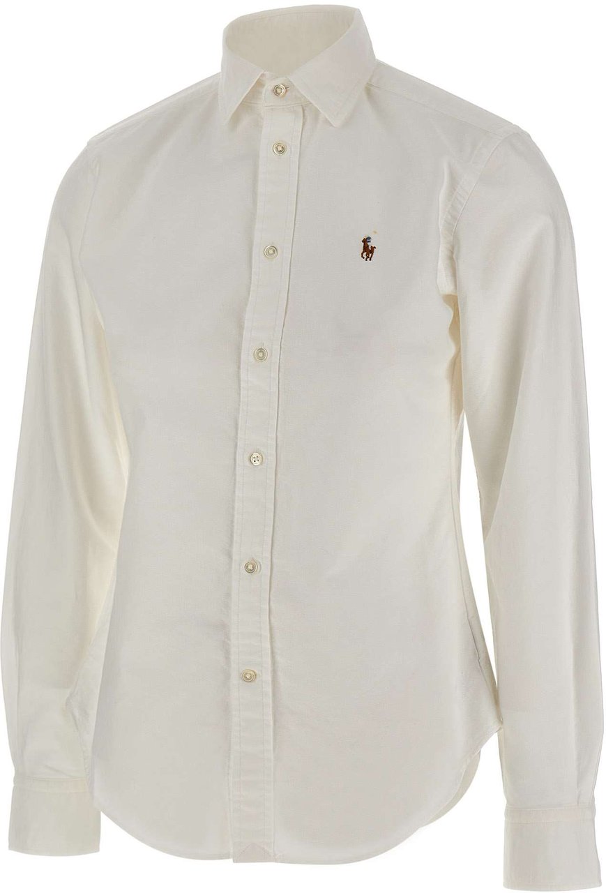 Ralph Lauren Classic Oxford Shirt Bianco Wit