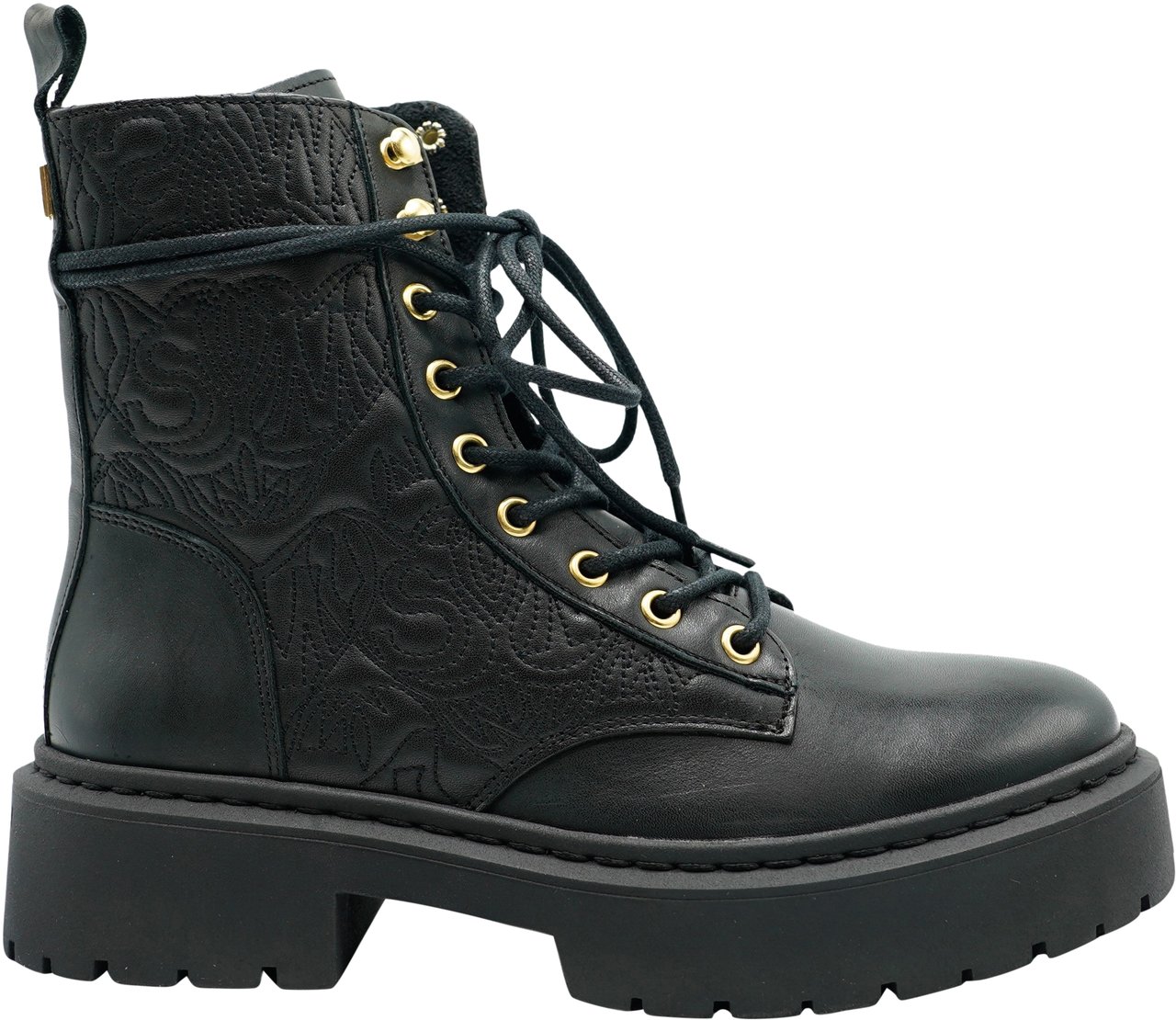 Steve Madden Grazier Biker Laars Black Zwart