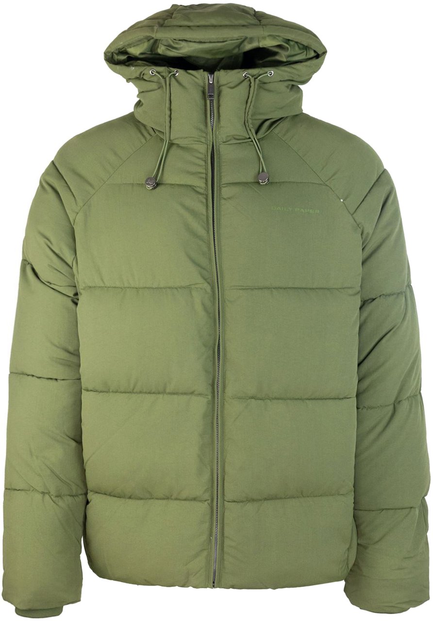 Daily Paper Heren Relaxed Puffer Groen Groen