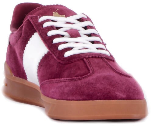 Ralph Lauren Sneakers Wine Rood