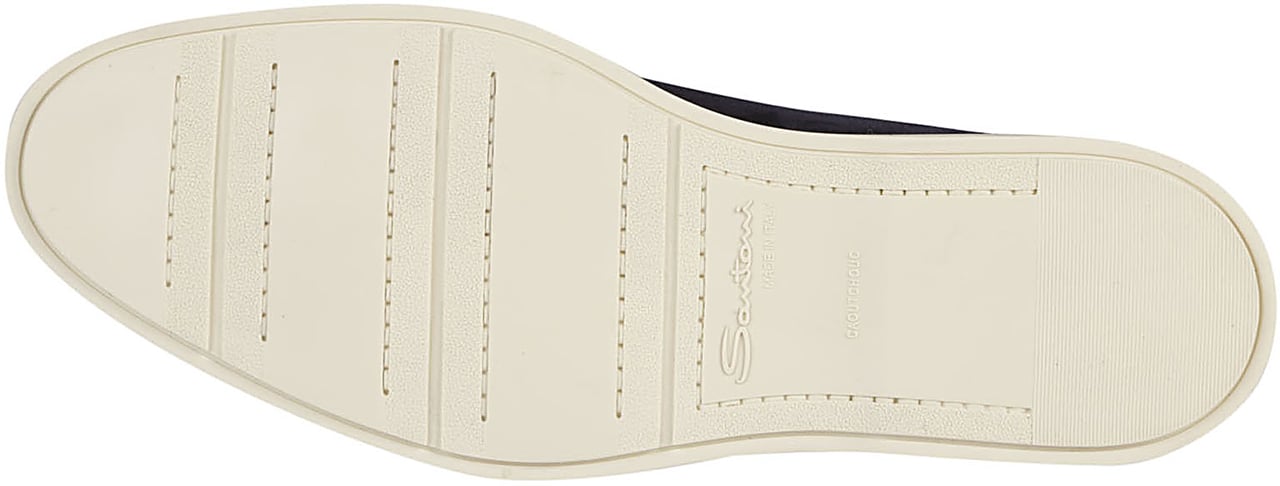 Santoni Digits Slip-on Loafers Blue Blauw