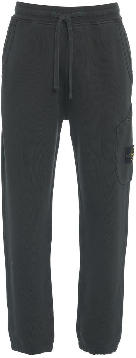Stone Island Jogging pants with detachable logo Grijs
