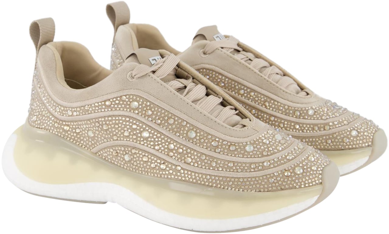 Steve Madden Dames Flash 2R Sneaker Roze/Beige Roze