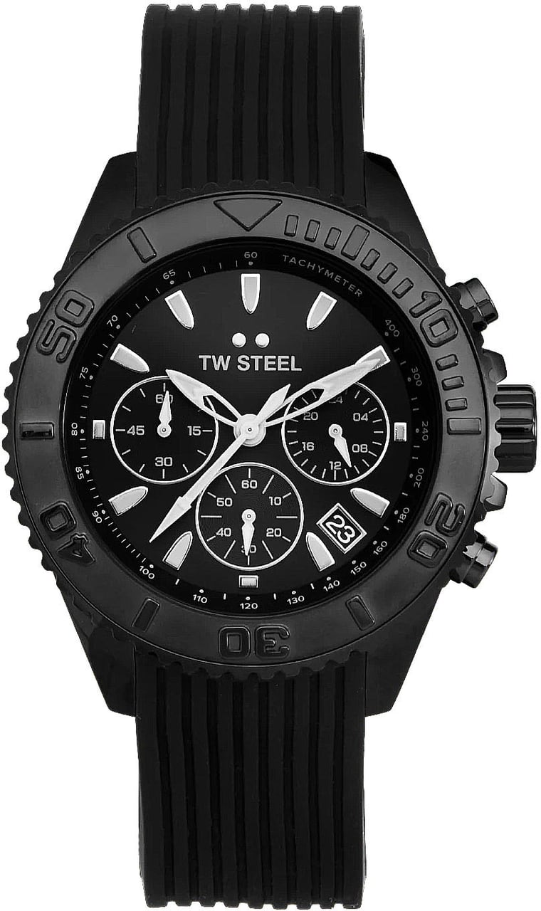 TW Steel TW Steel TWVS117 Volante XXL Nutrition limited edition Chrono 45mm Zwart