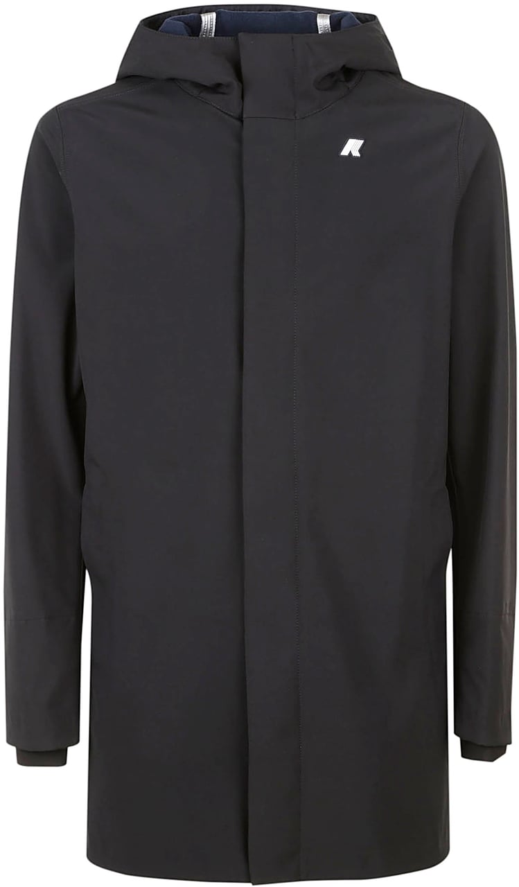 K-WAY Coats Blackblue Depth Zwart
