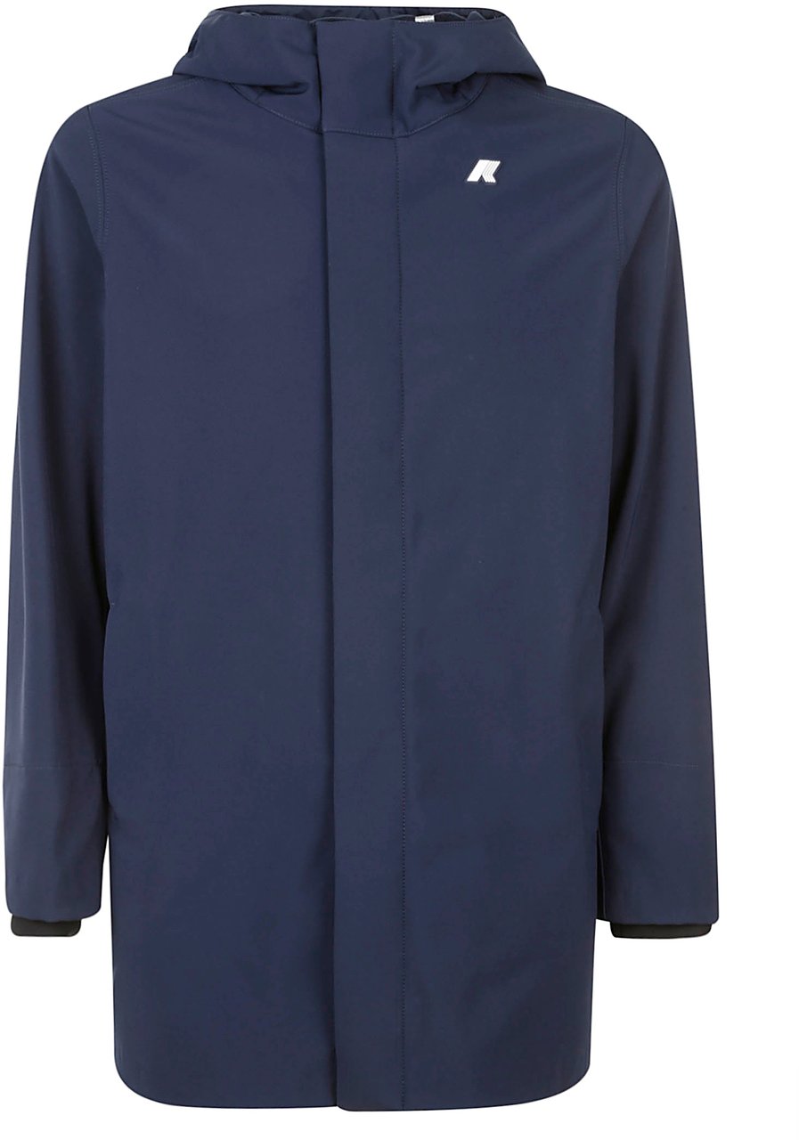 K-WAY Coats Blue Depthblue Dept Blauw
