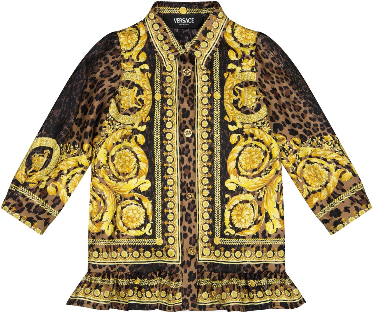 Versace Versace Baby Meisjes Jurk Bruin Bruin
