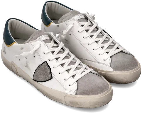 Philippe Model Heren PRSX Sneaker Wit Wit