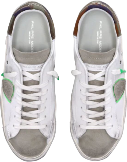 Philippe Model Sneaker Prsx Bianco/Camouflage Divers