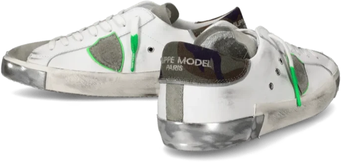 Philippe Model Sneaker Prsx Bianco/Camouflage Divers