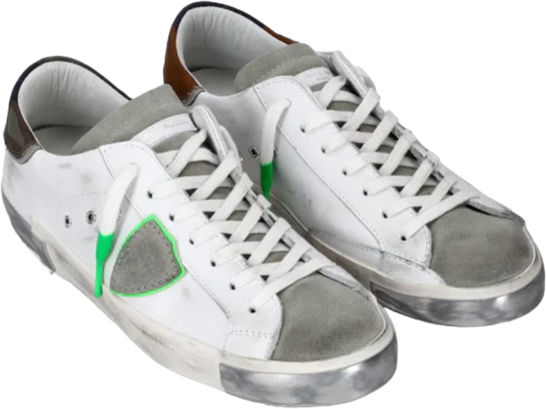 Philippe Model Sneaker Prsx Bianco/Camouflage Divers