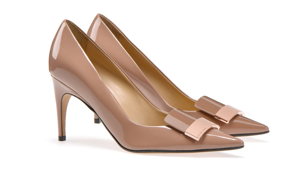 Sergio Rossi Sergio Rossi Leather Pumps Beige
