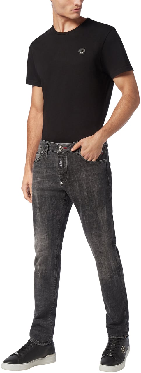 Philipp Plein Jeans Grey Dust Grijs