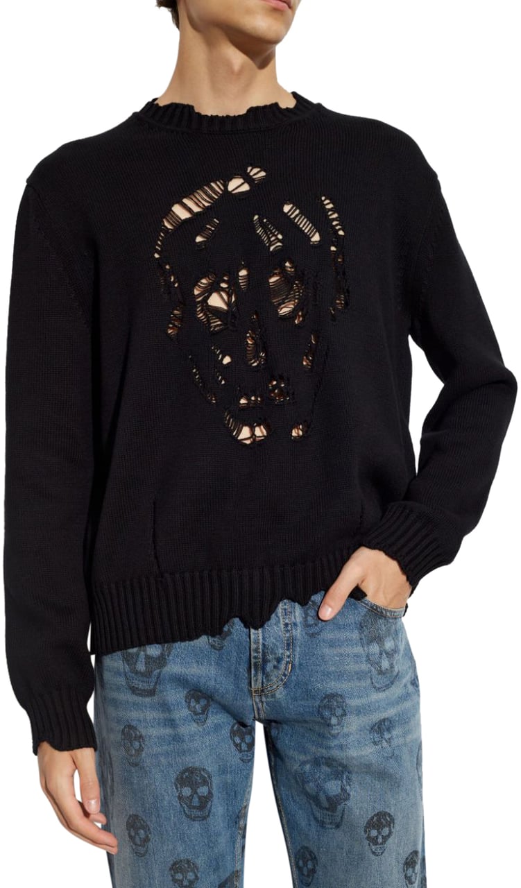 Alexander McQueen Alexander McQueen Sweaters Black Zwart