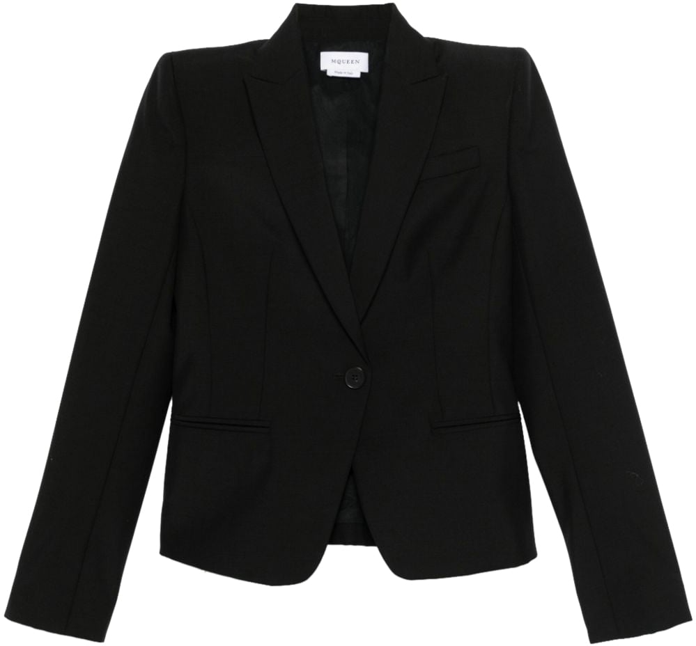 Alexander McQueen Sweaters Black Zwart