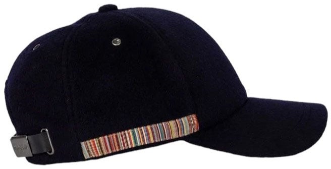Paul Smith Casquette laineuse Bande Baya côté Noire M1A 987DT N086 79 Paul Smith Homme Femme Zwart