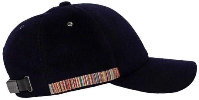 Paul Smith Casquette laineuse Bande Baya côté Noire M1A 987DT N086 79 Paul Smith Homme Femme Zwart