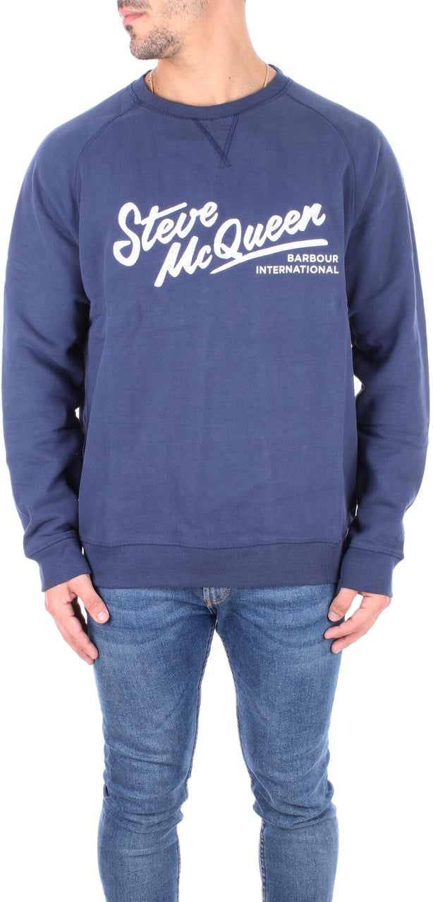 Barbour Sweaters Blue Blauw