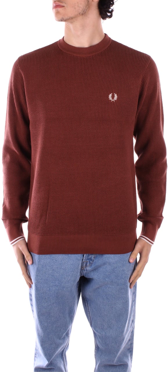 Fred Perry Sweaters Whisky Bruin