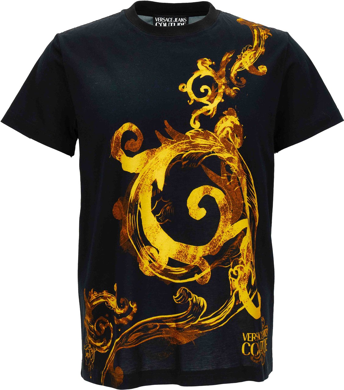 Versace Jeans Couture T-shirts And Polos Black Zwart