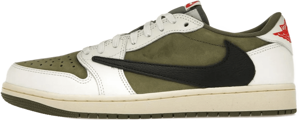 Nike Air Jordan 1 Retro Low OG SP Travis Scott Medium Olive Groen