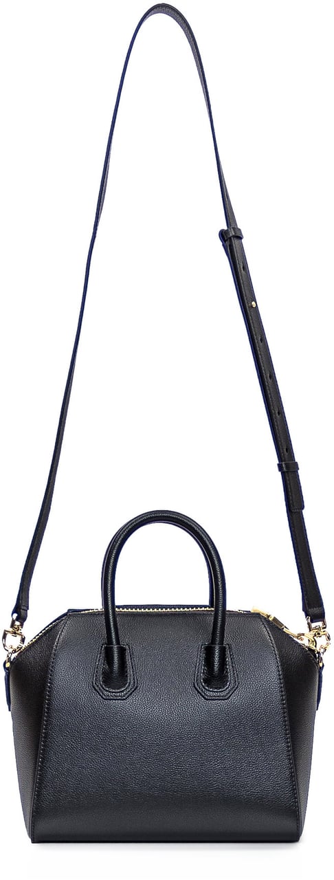 Givenchy Givenchy Black leather mini Antigona handbag Zwart