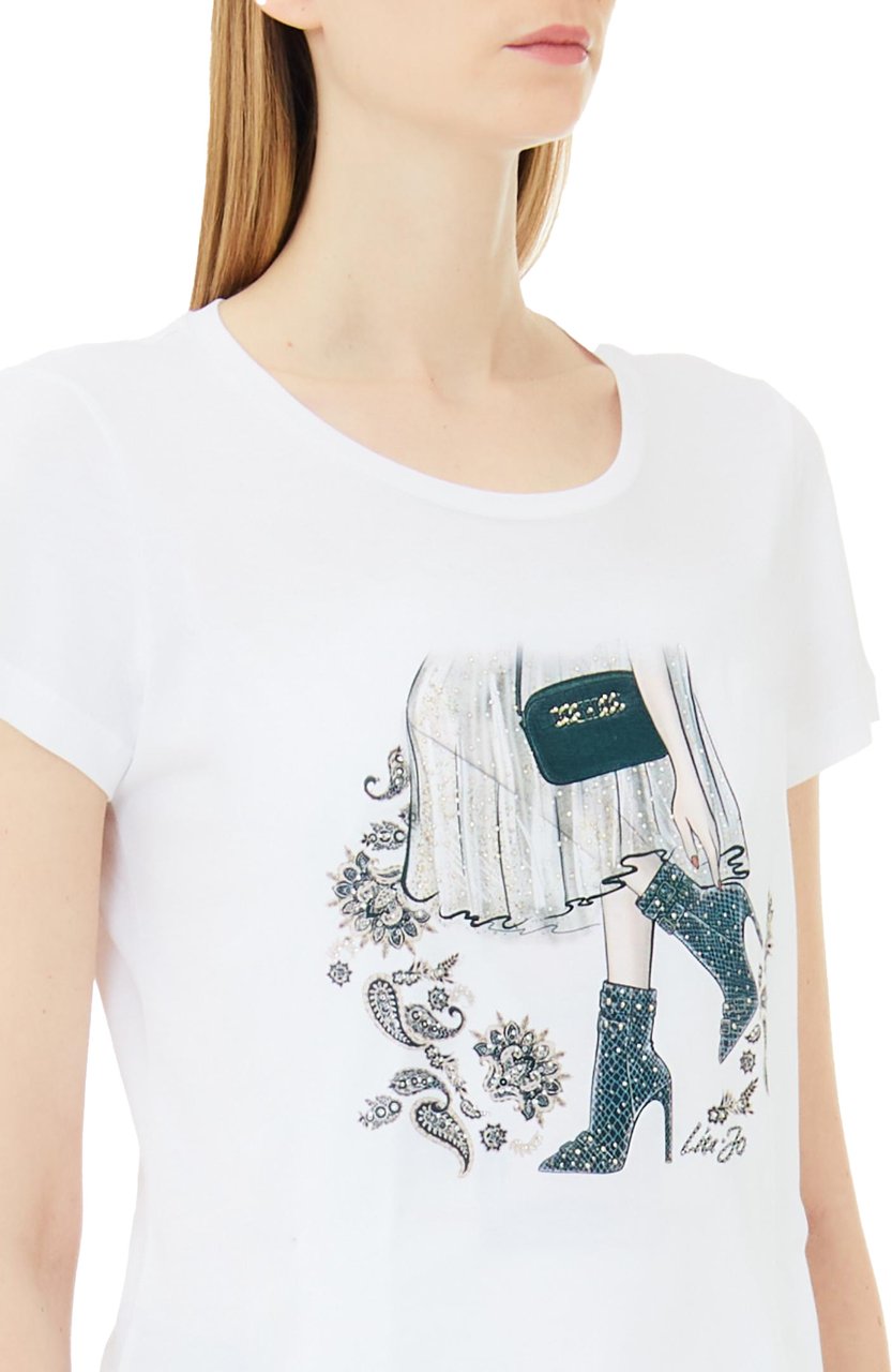 Liu Jo Dames T-shirt Wit
