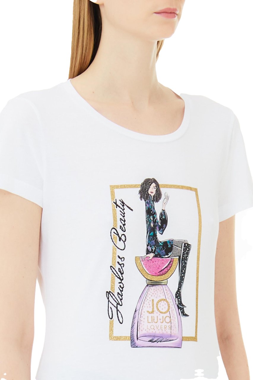 Liu Jo Dames T-shirt Wit