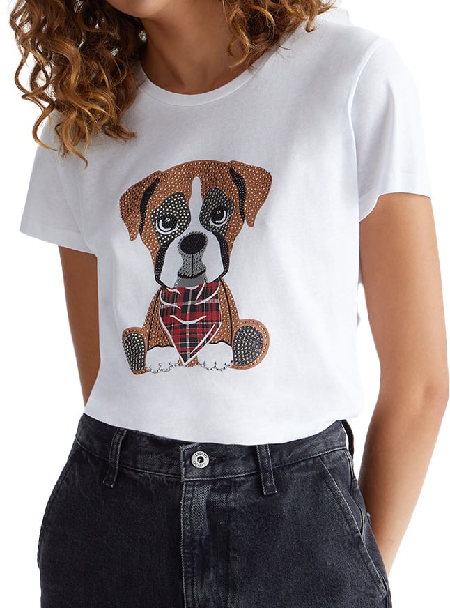 Liu Jo Dames T-shirt Wit