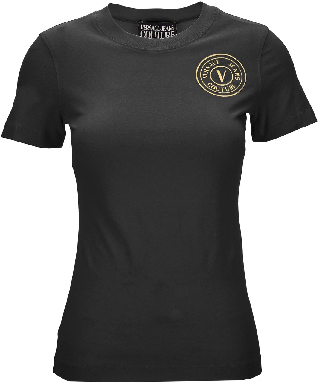 Versace Jeans Couture T-shirts And Polos Black Zwart