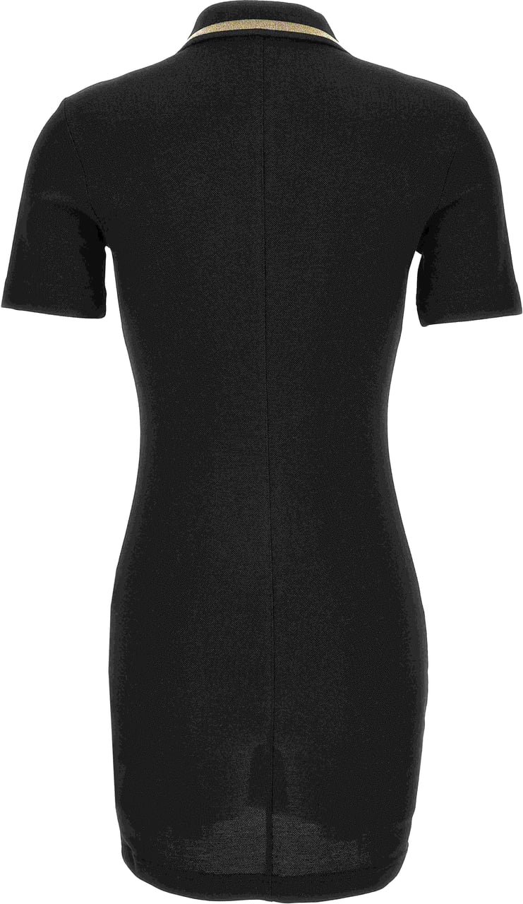 Versace Jeans Couture Polo Mini Dress Zwart