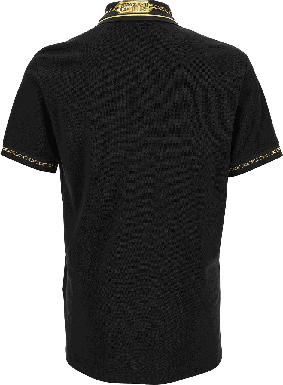 Versace Jeans Couture Versace Jeans Couture T-shirts And Polos Black Zwart