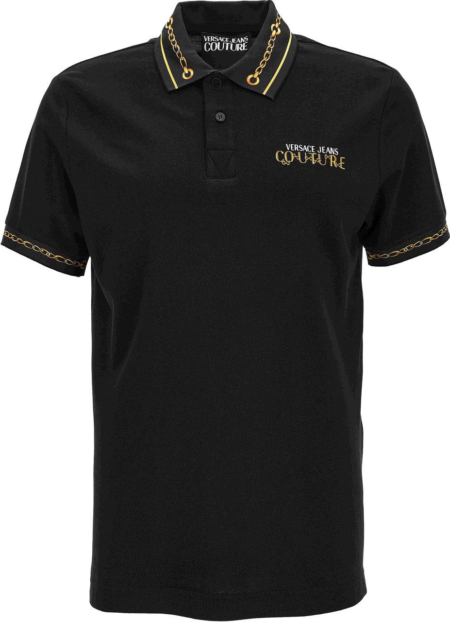 Versace Jeans Couture Versace Jeans Couture T-shirts And Polos Black Zwart