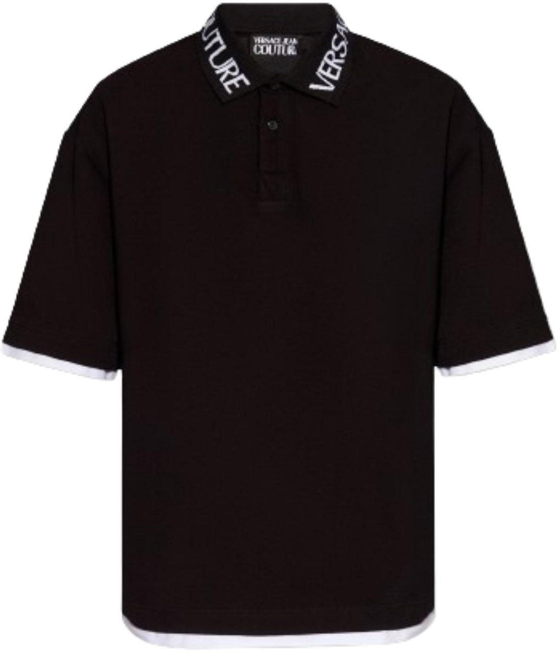Versace Jeans Couture Versace Jeans Couture T-shirts And Polos Black Zwart