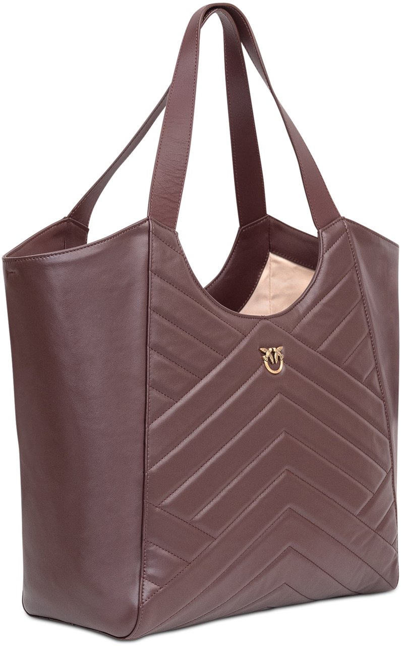 Pinko Borsa Tote Puzzle Bruin
