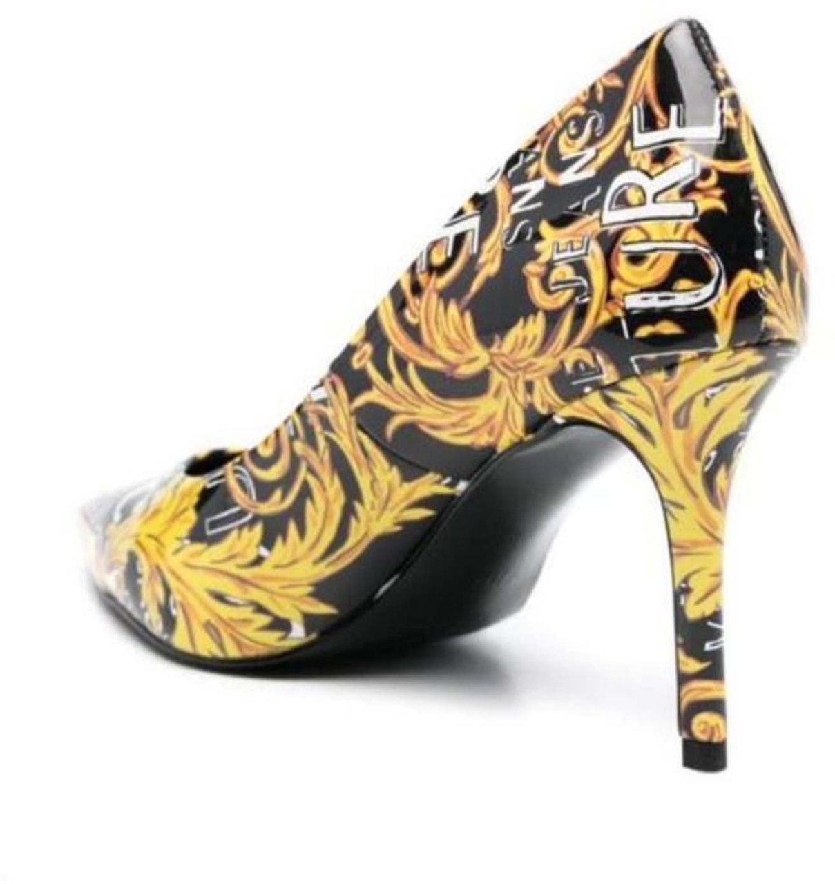 Versace Jeans Couture High Heel Shoes Black Zwart