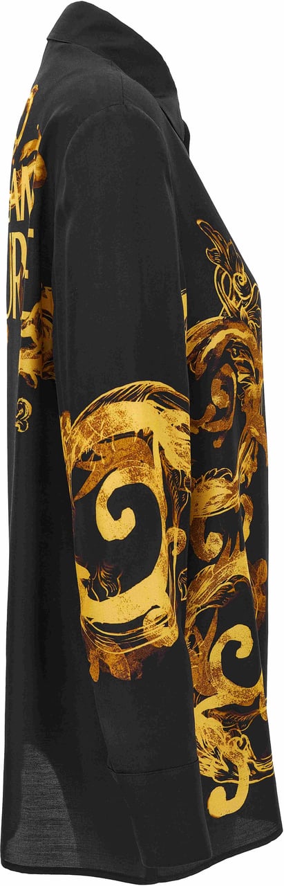 Versace Jeans Couture Shirts Black Zwart