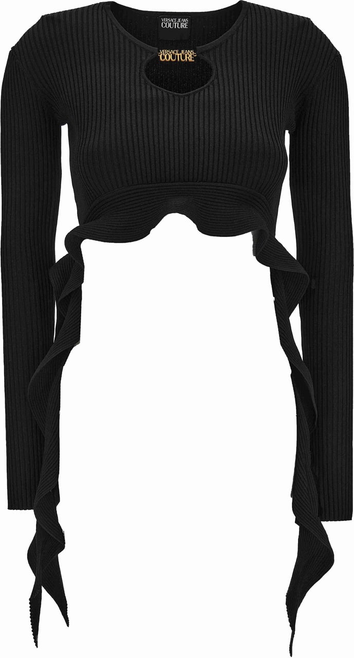 Versace Jeans Couture Top Black Zwart