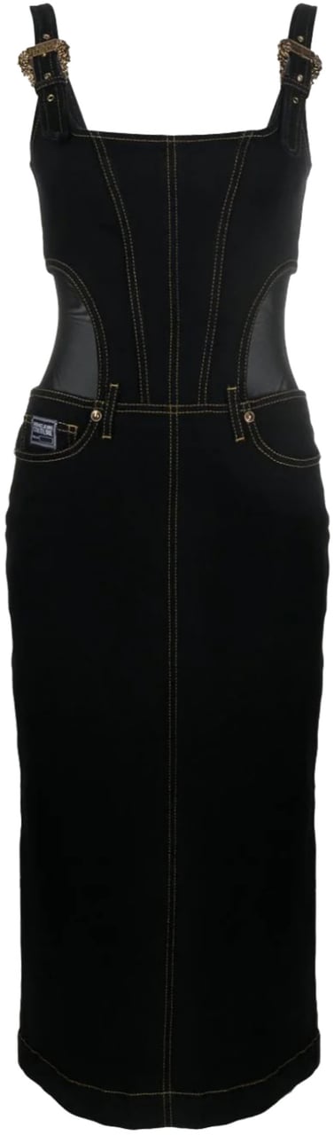 Versace Jeans Couture Dresses Black Zwart